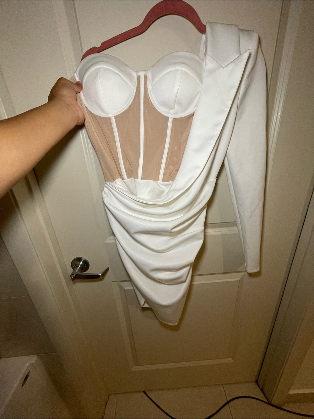 Fashion Nova His Desire Mini White Dress